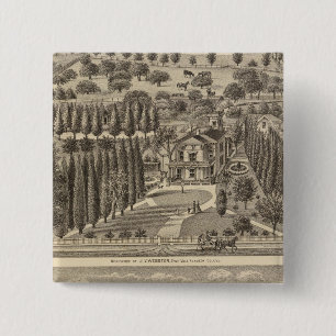 Webster, Badger residences 15 Cm Square Badge