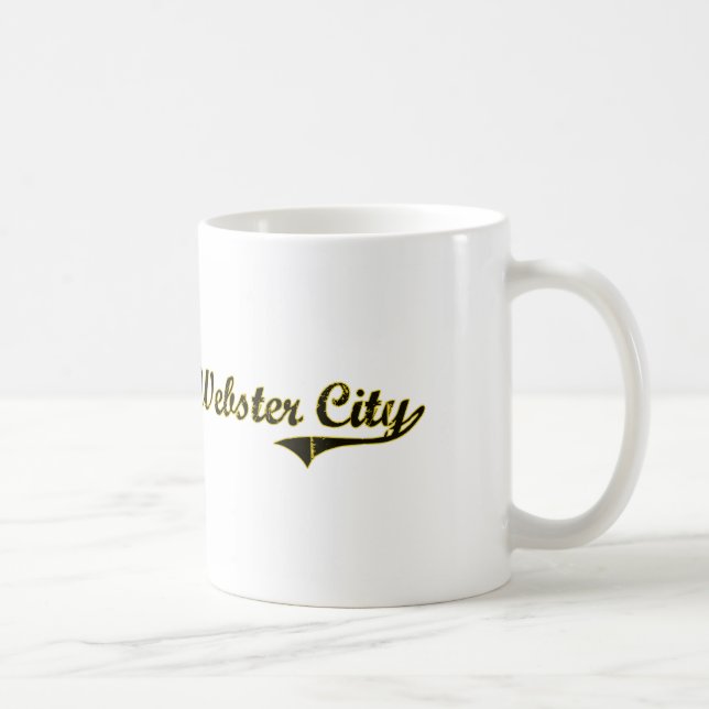 Webster City Iowa Classic Design Coffee Mug (Right)