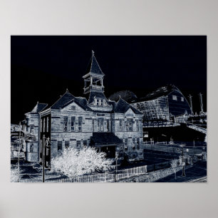 Webster House and Kauffman Centre Poster