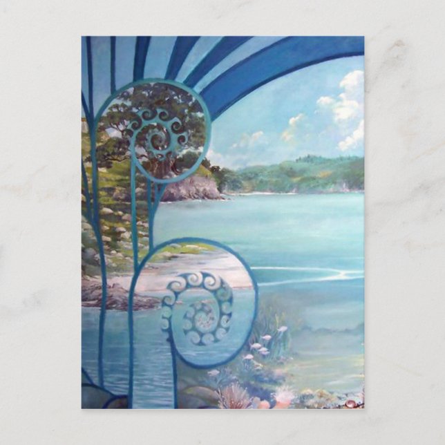 Webster Painting by Lynda Vugler Postcard (Front)