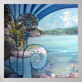 Webster painting poster