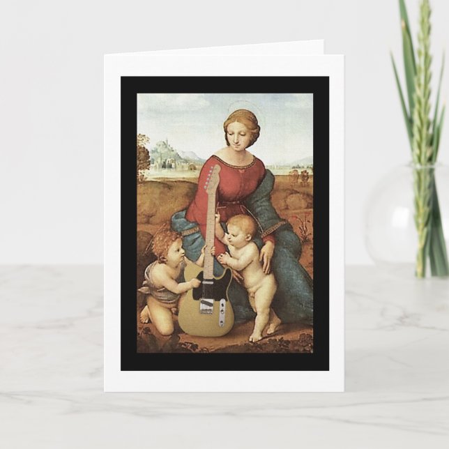 Webstrings Tele and Angels Card (Front)