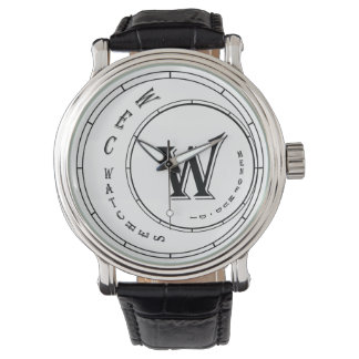 Wec W Wheel Leather Watch