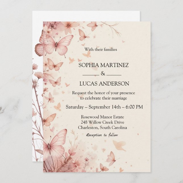 WED INVITATION (Front/Back)