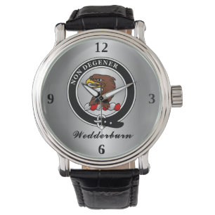 Wedderburn Clan Badge Personalised Watch