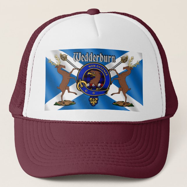 Wedderburn Clan Badge Trucker Hat (Front)
