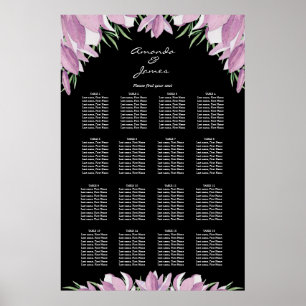 Wedding 16 Table Seating Chart