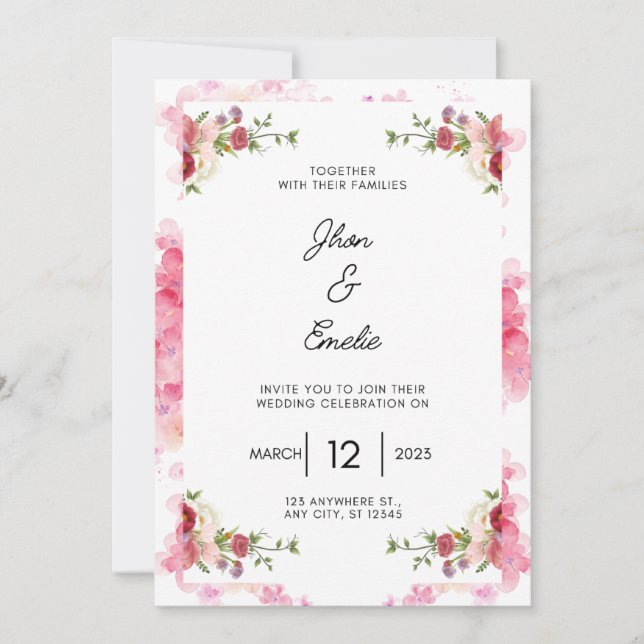 WEDDING 2023 INVITATION (Front)