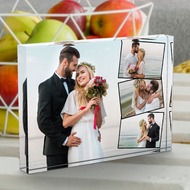 Wedding 4 Photo Collage Zigzag Photo Strip (Creator Uploaded)