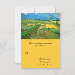 wedding acceptance card