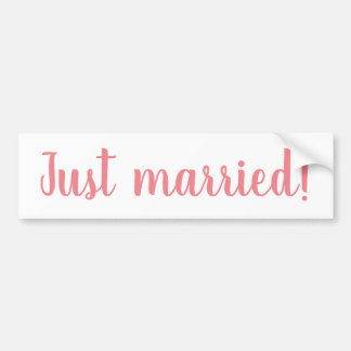 wedding accessories bumper sticker