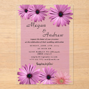 WEDDING Acrylic Invitations