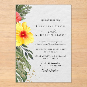 WEDDING Acrylic Invitations