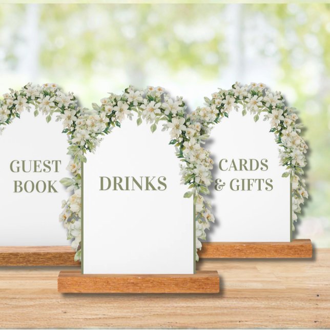 Wedding Activities Table Signs (Creator Uploaded)