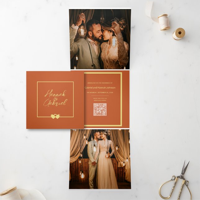 Wedding Add Photo Announcement Card (Wedding Add Photo Announcement Card)