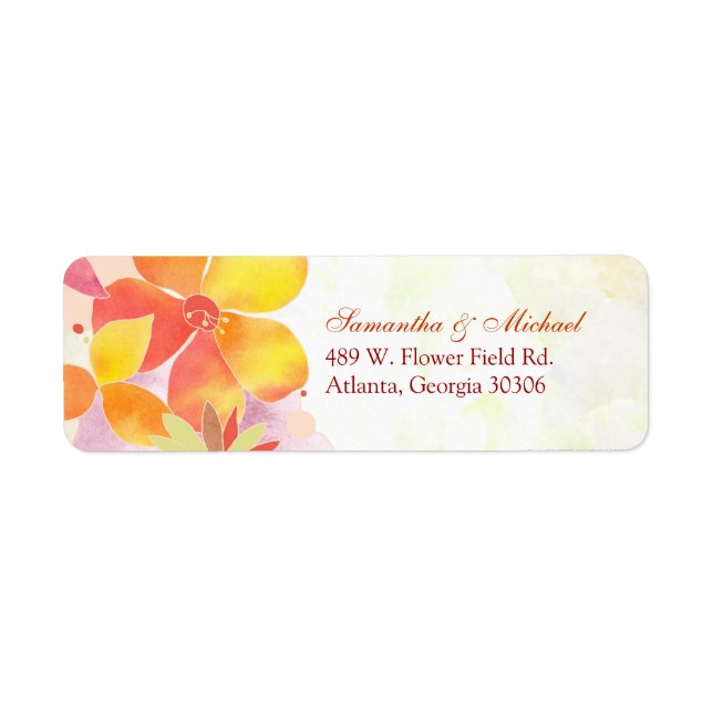 Wedding Address Label (Front)