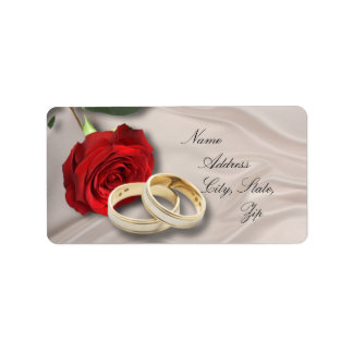 Wedding address label