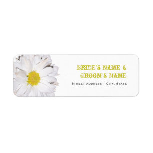 Wedding Address Label - Daisy