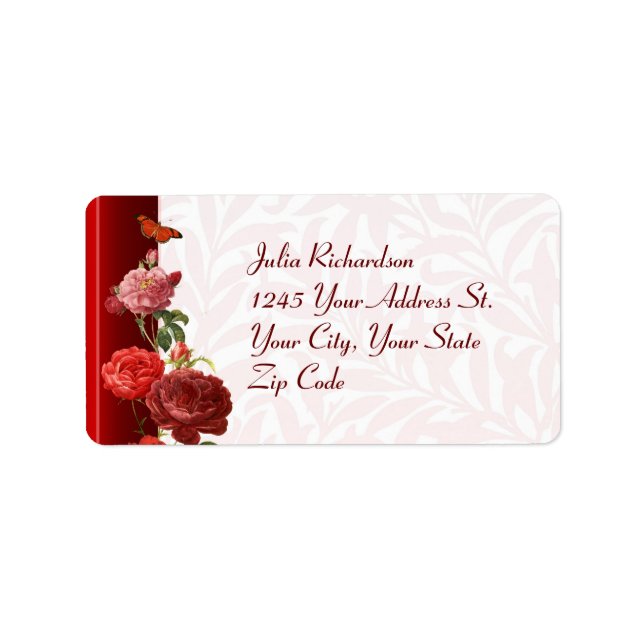 wedding address labels (Front)
