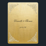 Wedding Advice Comment Card Gold Foil Glitter<br><div class="desc">Funny comment,  advice cards for your guests. Pretty faux gold foil paper,  glitter and sparkles. Lovely,  faux gold filigree corners with sparkling stars. Personalise text to any silly,  fun questions or comments you want.</div>