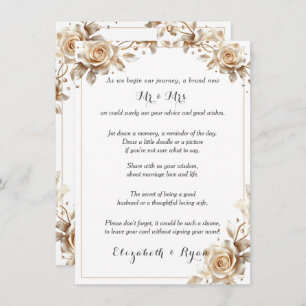 Wedding Advice Good Wishes Sugar Candy Roses