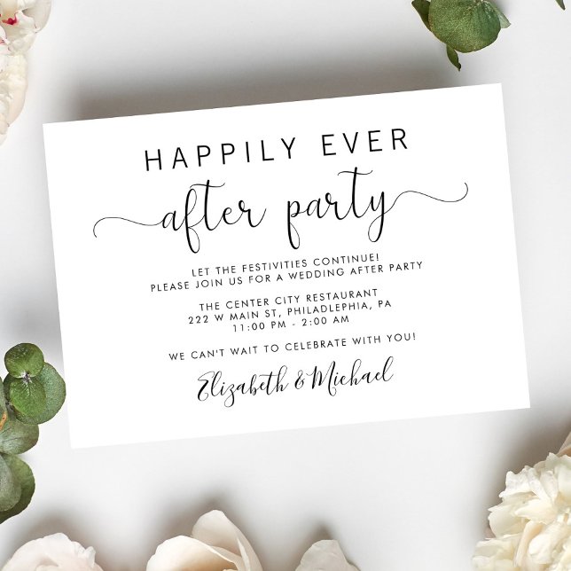 Wedding After Party Invitation Enclosure Card (Creator Uploaded)