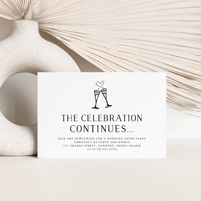 Wedding After Party Invitation Insert Card (Creator Uploaded)