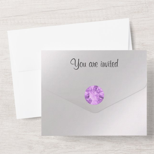 Wedding  all in one invitation (Back)