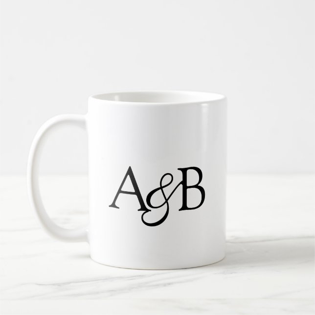 Wedding Ampersand Coffee Mug (Left)