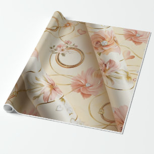 Wedding and Engagement Wrapping Sheet Paper