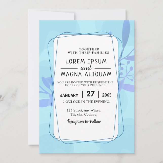 Wedding and Engagements card design collection (Front)