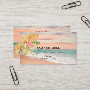 Wedding and Event Planner Business Card