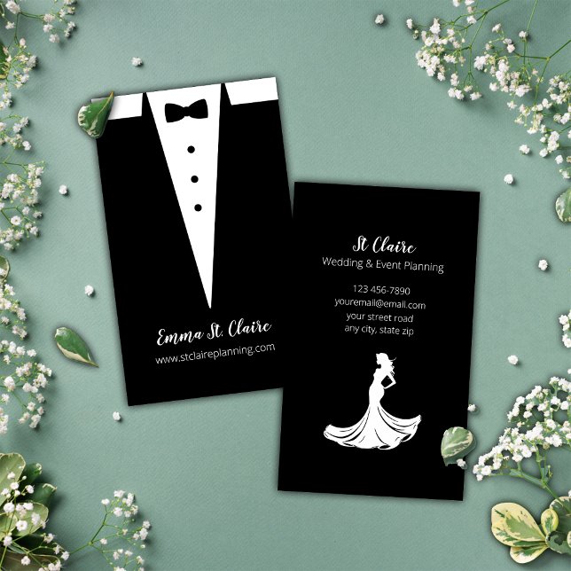 Wedding and Event Planner Business Card (Creator Uploaded)