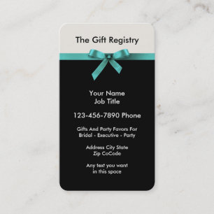 Wedding And Executive Gift Service Business Card