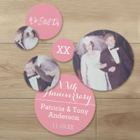 Wedding Anniversary - 3 Photos - blush pink