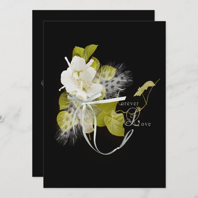 Wedding Anniversary Celebration Invitation (Front/Back)