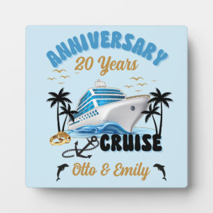 Wedding Anniversary Couple Cruise Plaque