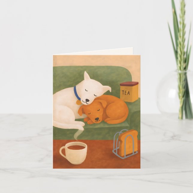 Wedding Anniversary Dog lover card (Front)
