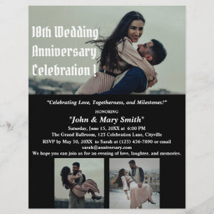 Wedding Anniversary Flyer