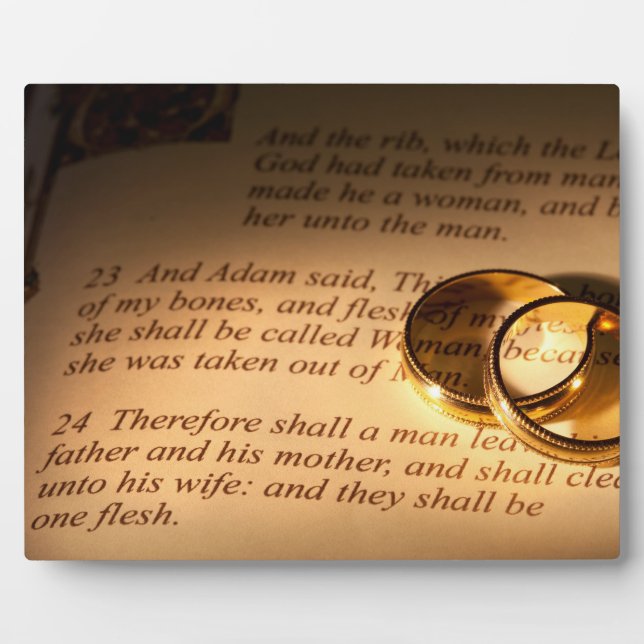 Wedding / Anniversary Gift Plaque (Front)