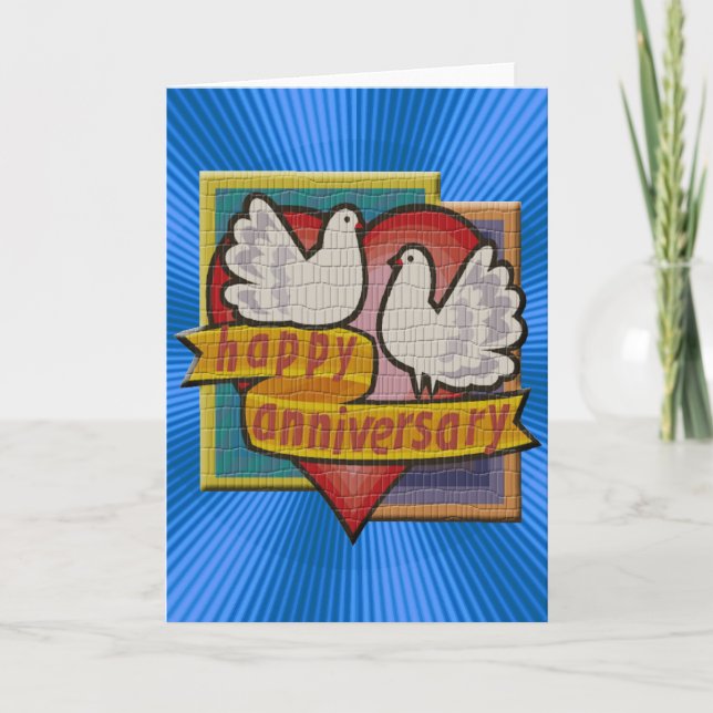 Wedding Anniversary Gifts Card (Front)