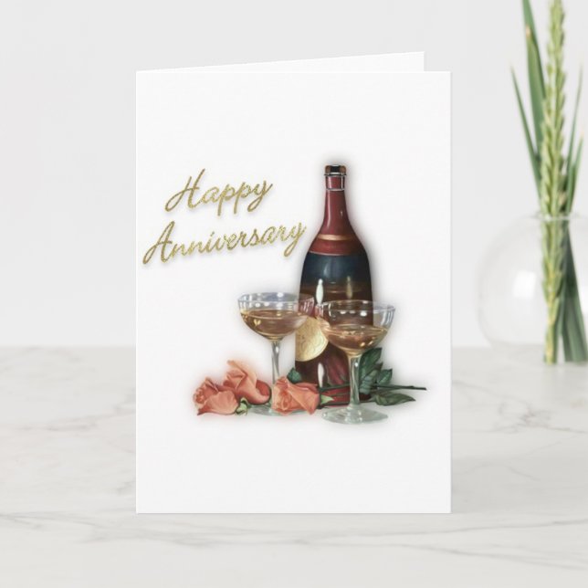 Wedding Anniversary Gifts Card (Front)