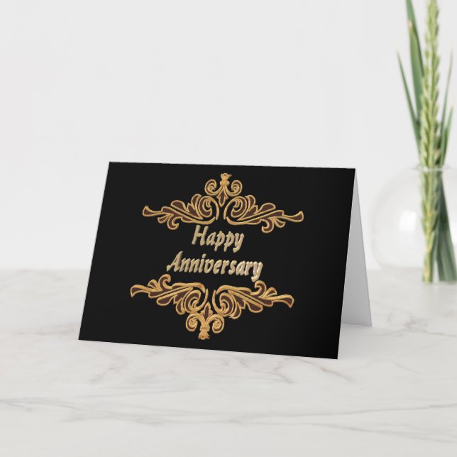 Wedding Anniversary Gifts Card (Front)