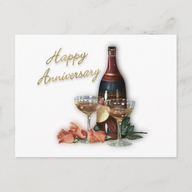 Wedding Anniversary Gifts Postcard (Front)