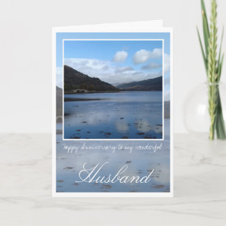 Wedding Anniversary Husband, Inveraray, Scotland, Card