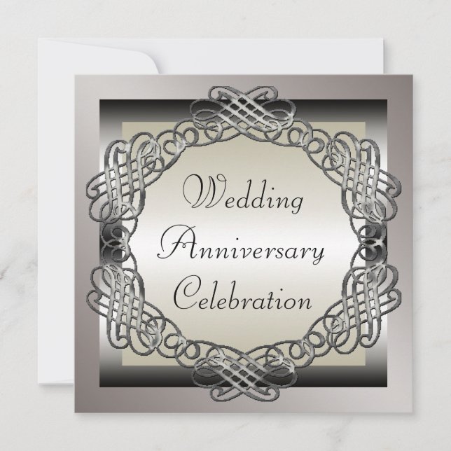 Wedding Anniversary Invitation (Front)