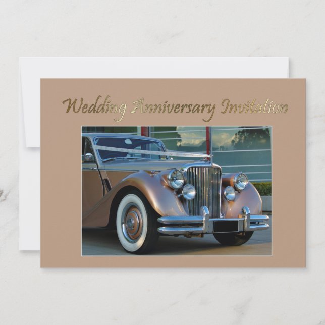 Wedding Anniversary Invitation (Front)