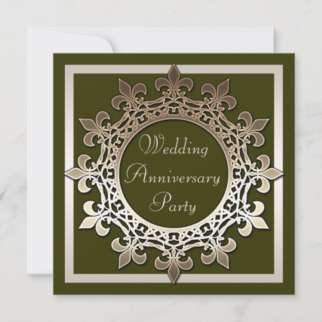Wedding Anniversary Invitation (Front)