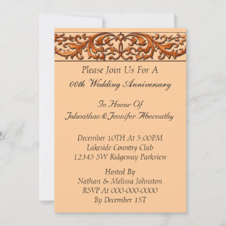 Wedding Anniversary Invitation