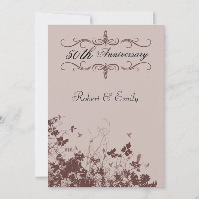 Wedding Anniversary Invitation (Front)